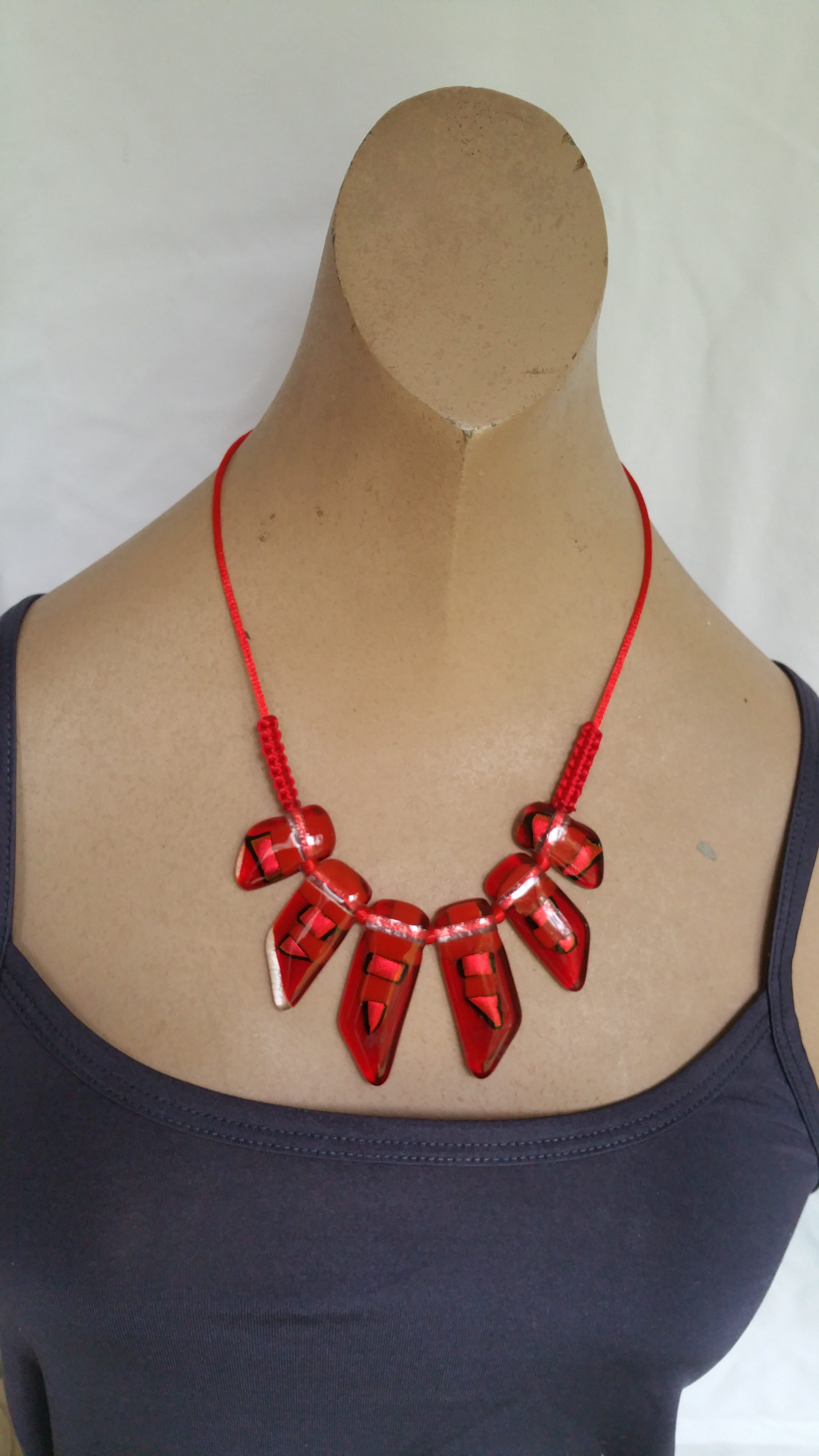 six piece glass necklace - Image 2