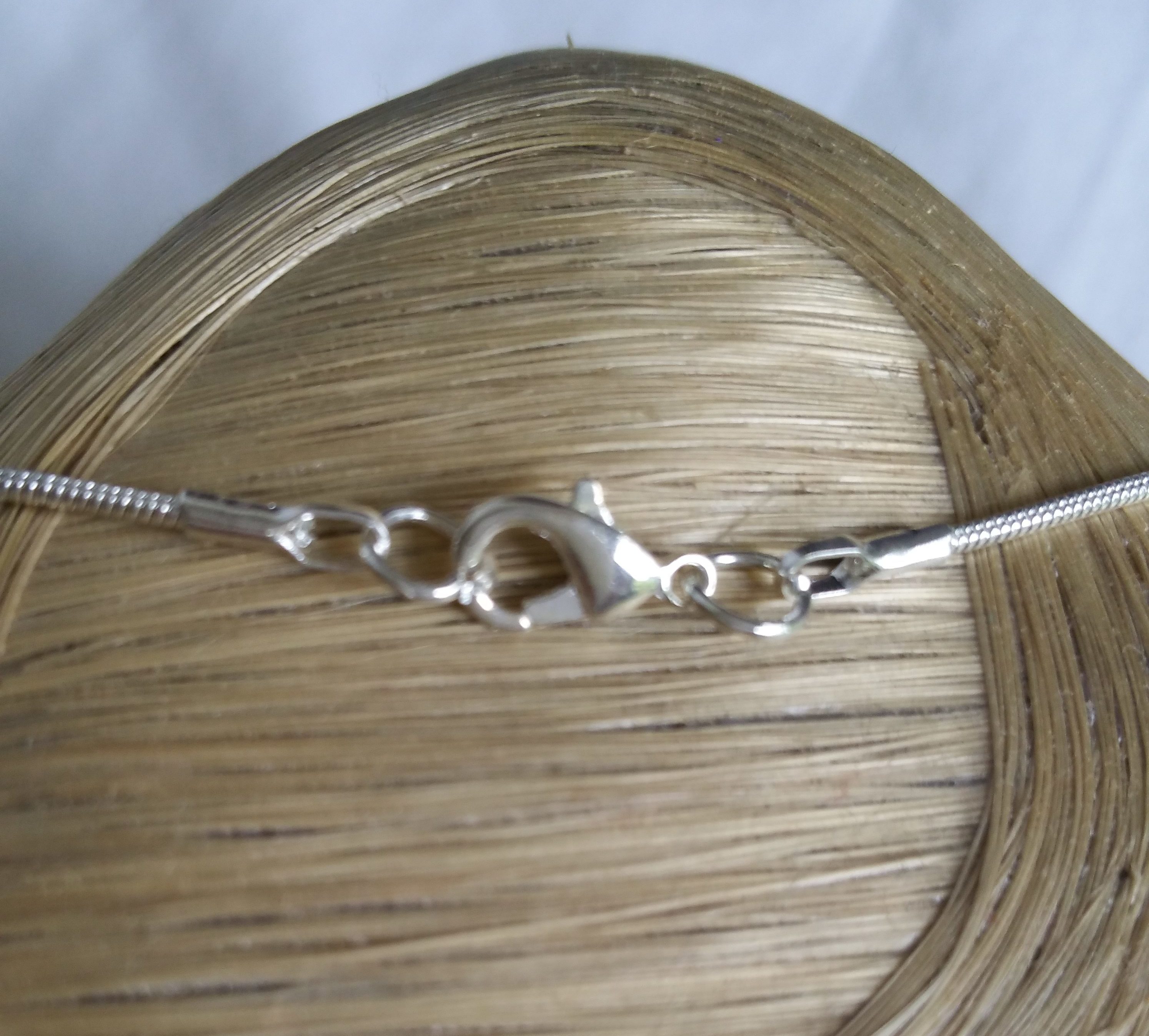 Zigzag silverplate pendant - Image 3