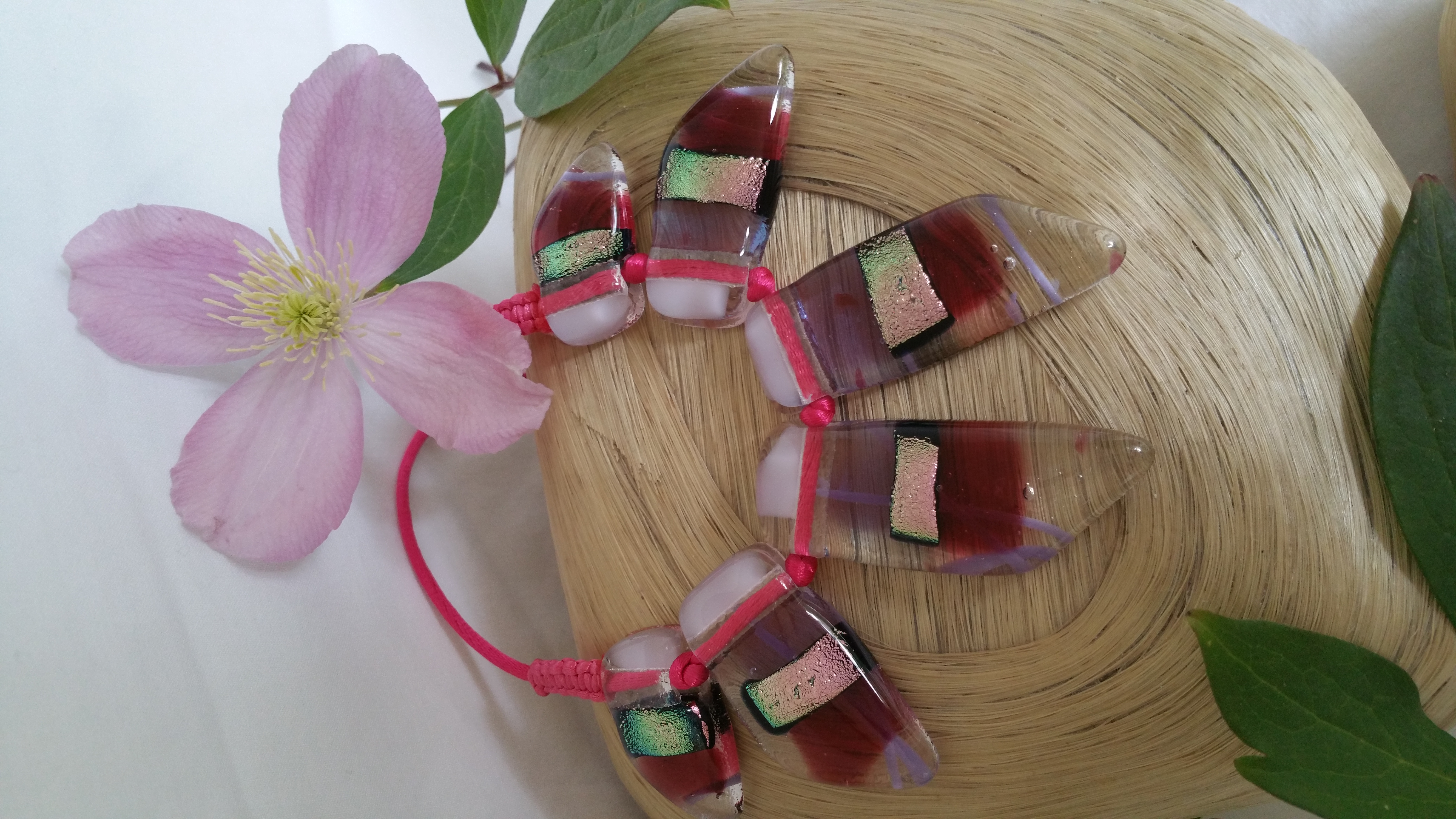 six piece glass necklace - Image 8